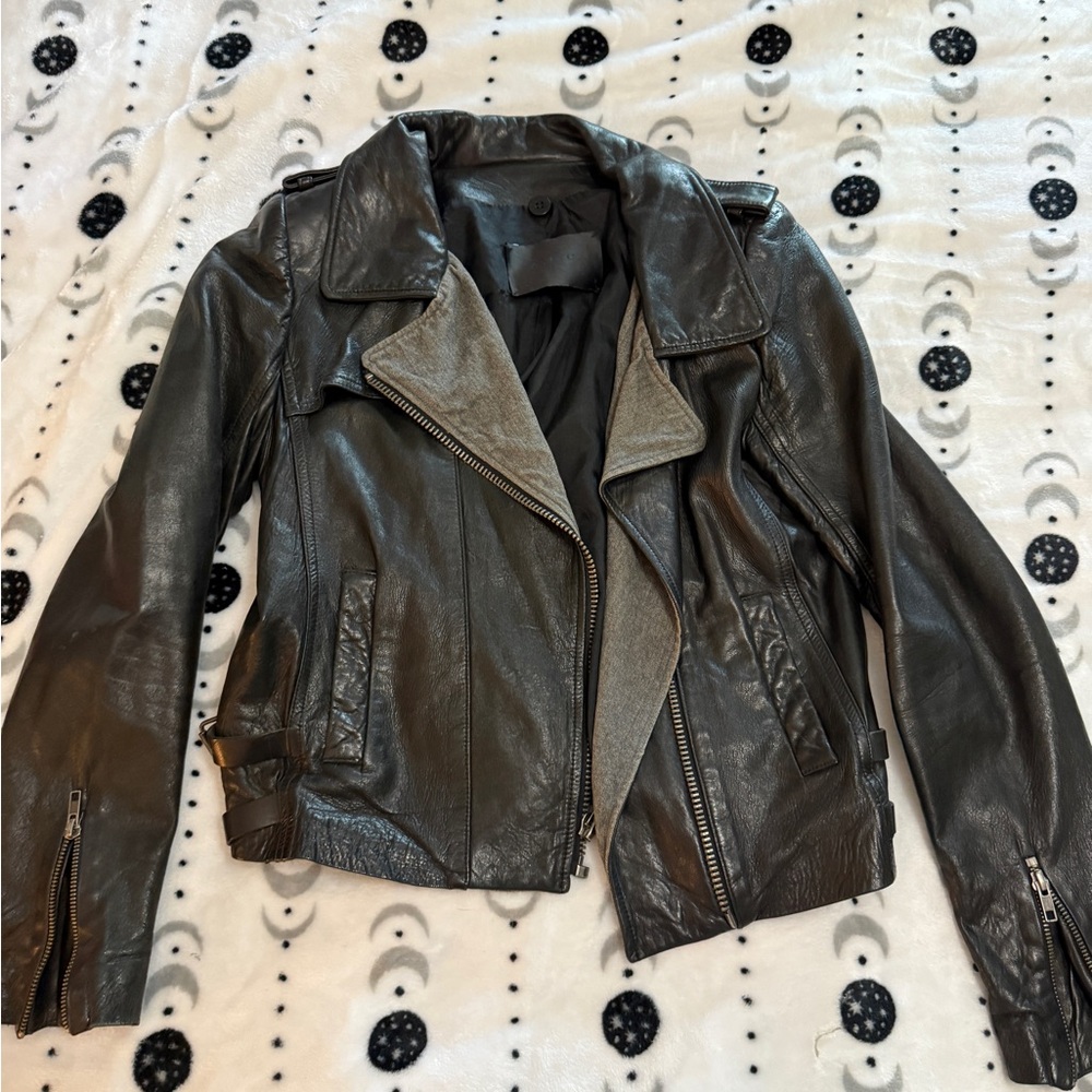 A.L.C. Black Leather Jacket
